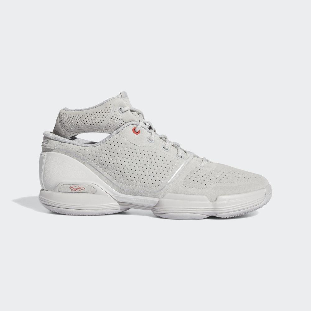 Adidasi Baschet Adidas Adizero Rose 1 Concrete Barbati Romania - Gri/Albi FV8057